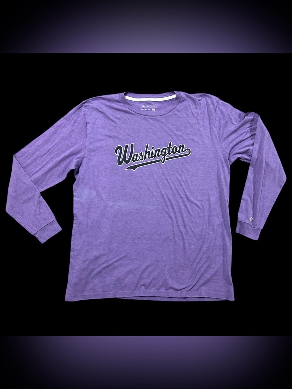 Vintage Style University of Washington Huskies Homefield Apparel Long Sleeve Tee